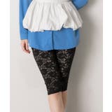 切り替えレース ハーフレギンスパンツ | ad thie | 詳細画像24