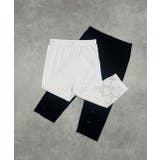 切り替えレース ハーフレギンスパンツ | ad thie | 詳細画像32