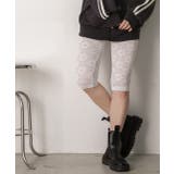 切り替えレース ハーフレギンスパンツ | ad thie | 詳細画像7