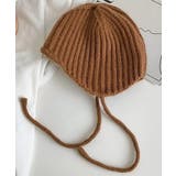 ブラウン | フライトリブ ニットビーニー | ad thie