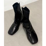 スクエアトゥ  ショートブーツ | ad thie | 詳細画像28 