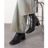 スクエアトゥ  ショートブーツ | ad thie | 詳細画像7 