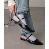 ポインテッドトゥ フラットシューズ | ad thie | 詳細画像19 