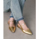 ポインテッドトゥ フラットシューズ | ad thie | 詳細画像2 