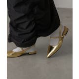 ポインテッドトゥ フラットシューズ | ad thie | 詳細画像8 