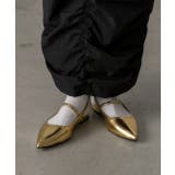 ポインテッドトゥ フラットシューズ | ad thie | 詳細画像9 