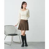 インナー付き プリーツミニスカート | ad thie | 詳細画像17 