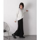 スエードタッチ ロングスカート | ad thie | 詳細画像17 