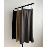 スエードタッチ ロングスカート | ad thie | 詳細画像21 