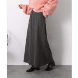 スエードタッチ ロングスカート | ad thie | 詳細画像9 