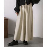 レザーライク ロングスカート | ad thie | 詳細画像12 