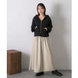 レザーライク ロングスカート | ad thie | 詳細画像8 