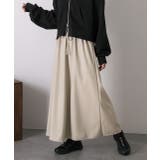 レザーライク ロングスカート | ad thie | 詳細画像9 