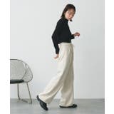 ウエストコード タックパンツ | ad thie | 詳細画像3 