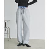 ダブルウエストスウェットパンツ | ad thie | 詳細画像13 