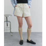 アイボリー | キルティングショートパンツ | ad thie