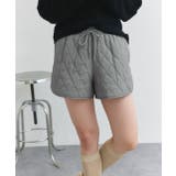 グレー | キルティングショートパンツ | ad thie