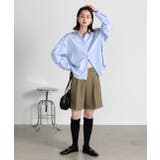 タックハーフパンツ | ad thie | 詳細画像10 