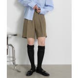 タックハーフパンツ | ad thie | 詳細画像11 