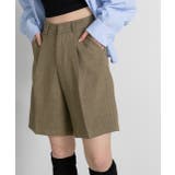 タックハーフパンツ | ad thie | 詳細画像18 