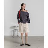 タックハーフパンツ | ad thie | 詳細画像26 