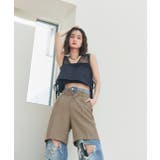 タックハーフパンツ | ad thie | 詳細画像3 