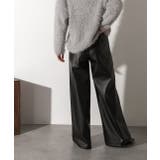 レザーライクパンツ | ad thie | 詳細画像5 