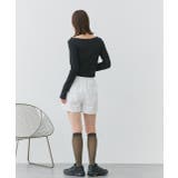 リボンナイロンショートパンツ | ad thie | 詳細画像3 