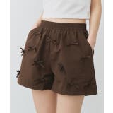 リボンナイロンショートパンツ | ad thie | 詳細画像30 