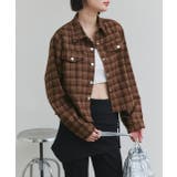 ショート丈チェックシャツ | ad thie | 詳細画像23 