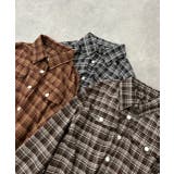 ショート丈チェックシャツ | ad thie | 詳細画像24 