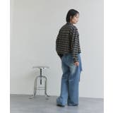 ショート丈チェックシャツ | ad thie | 詳細画像4 