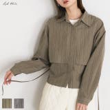 ストライプレイヤードシャツ | ad thie | 詳細画像1