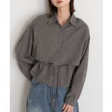 ストライプレイヤードシャツ | ad thie | 詳細画像7