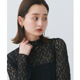【2025SS新作】ハイネックレースカットソー | ad thie | 詳細画像23 