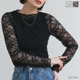 クルーネックレースカットソー | ad thie | 詳細画像1 