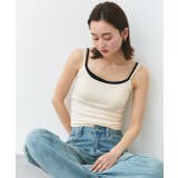 カップ付きレイヤードキャミソール | ad thie | 詳細画像11 