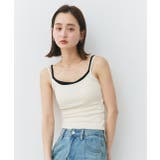 カップ付きレイヤードキャミソール | ad thie | 詳細画像12 