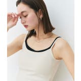 カップ付きレイヤードキャミソール | ad thie | 詳細画像13 