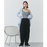 カップ付きレイヤードキャミソール | ad thie | 詳細画像14 