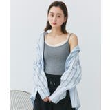 カップ付きレイヤードキャミソール | ad thie | 詳細画像15 