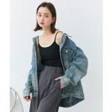 カップ付きレイヤードキャミソール | ad thie | 詳細画像22 