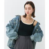 カップ付きレイヤードキャミソール | ad thie | 詳細画像23 