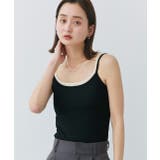 カップ付きレイヤードキャミソール | ad thie | 詳細画像25 