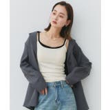 カップ付きレイヤードキャミソール | ad thie | 詳細画像5 