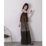 リボンデザイン ギャザーキャミソール | ad thie | 詳細画像19 