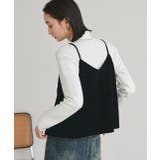 リボンデザイン ベロアキャミソール | ad thie | 詳細画像10 