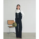 リボンデザイン ベロアキャミソール | ad thie | 詳細画像13 