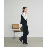 リボンデザイン ベロアキャミソール | ad thie | 詳細画像14 