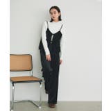 リボンデザイン ベロアキャミソール | ad thie | 詳細画像16 